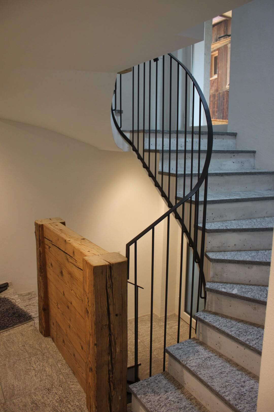 Treppen Geländer geschwungen
